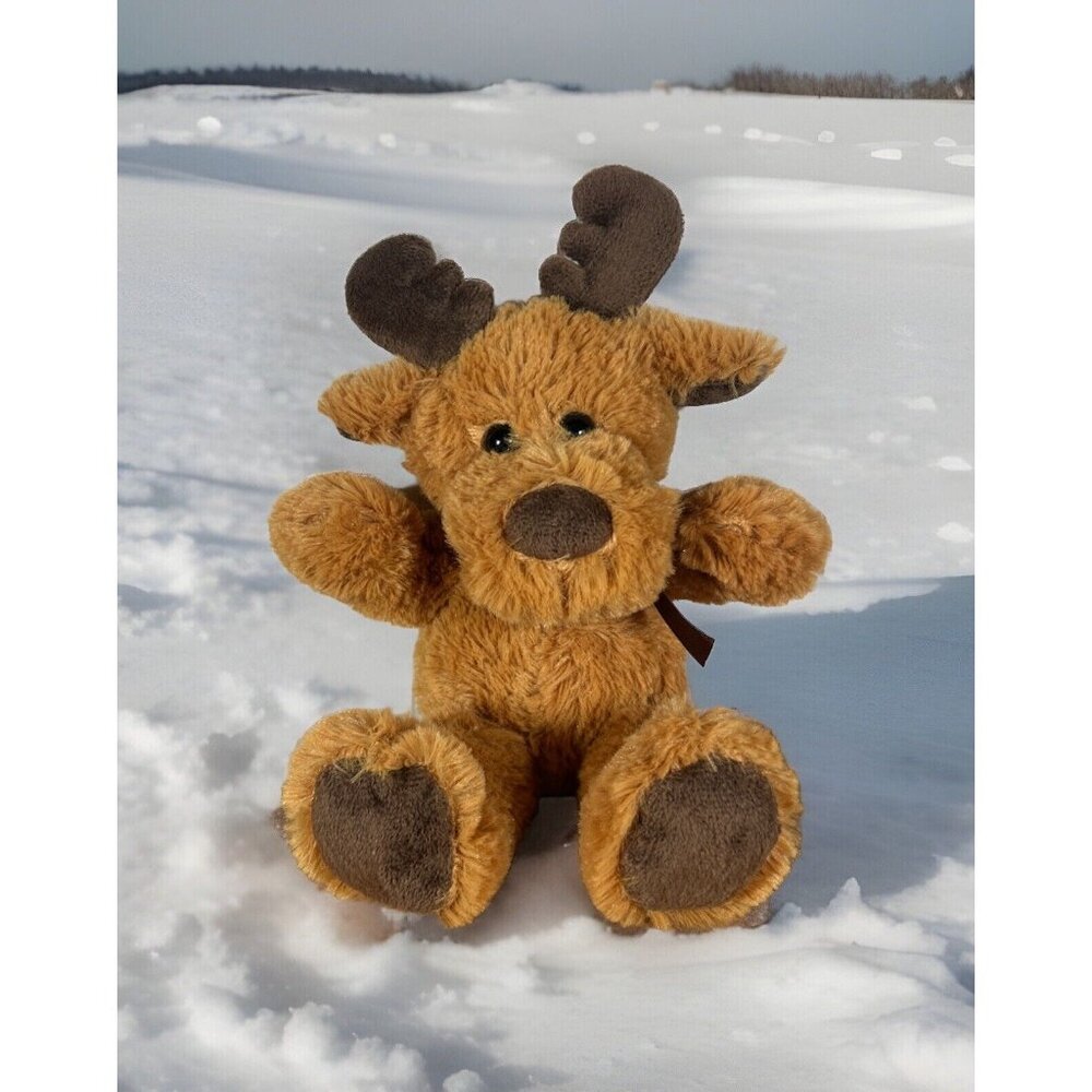 Galerie 6” Hersheys Chocolate candy Moose Plush Stuffed Animal Toy 2 Tone Brown